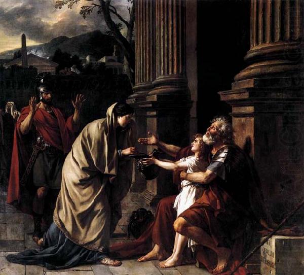 Jacques-Louis  David Belisarius Receiving Alms
